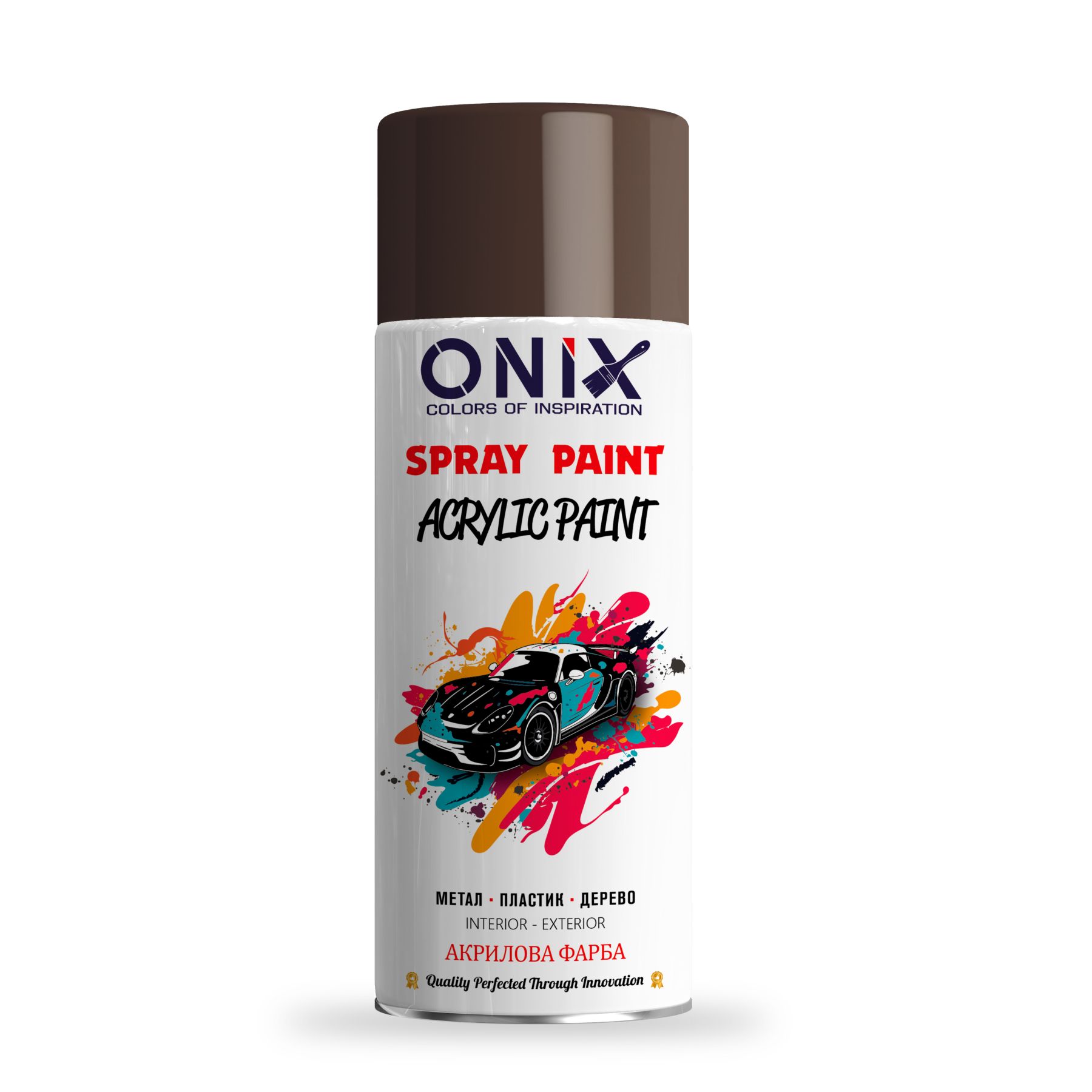 Фарба акрилова RAL 8017 Темно-коричневий BROWN ONIX 400 мл